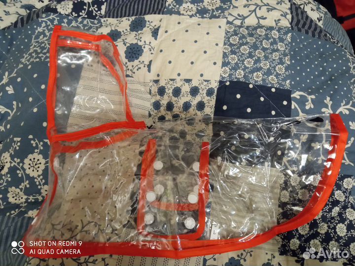 Плащ-дождевик для собаки размер L