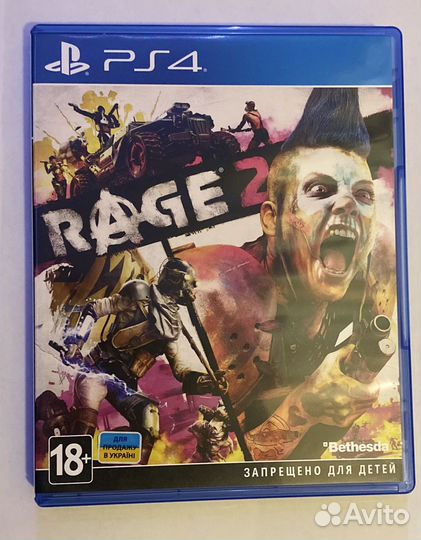 Диск на Ps4 Rage 2