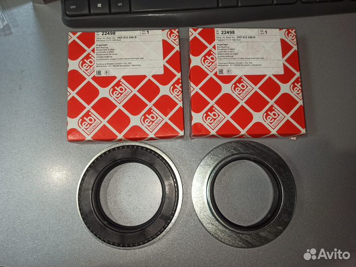 Подшипник опоры пер амор Febi 22498 (1K0412249B)