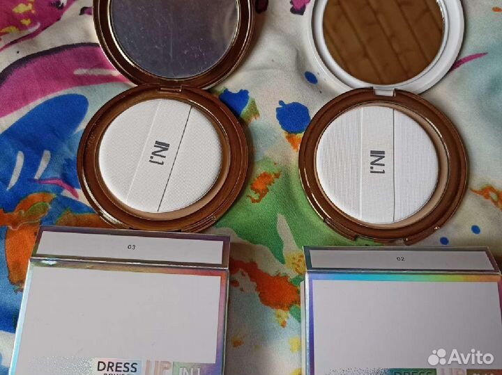 Пудра компактная бренд N.1 тон 2 и 3 бронь