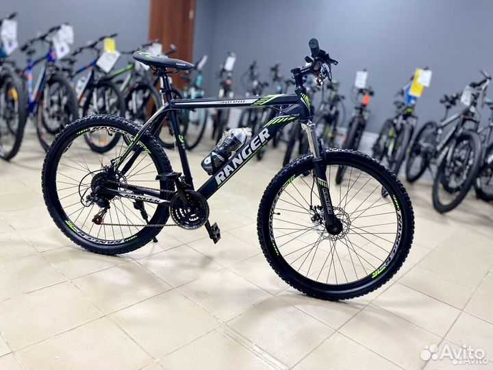 Скоростной велосипед Черный новый