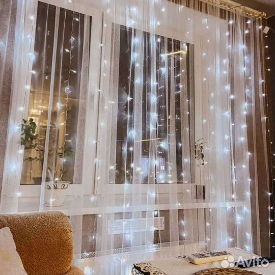 Гирлянда штора