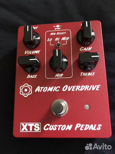 XTS atomic overdrive Гитарная педаль