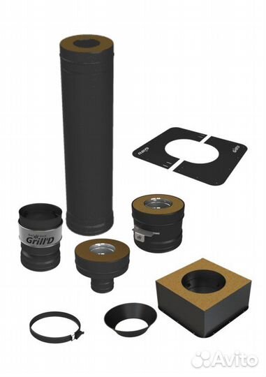 Дымоход и комплектующие для банной печи