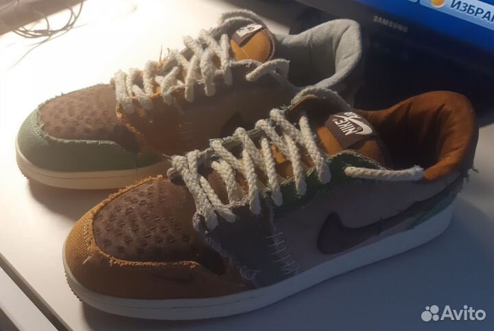 Кроссовки Nike Jordan 1 low Vodoo