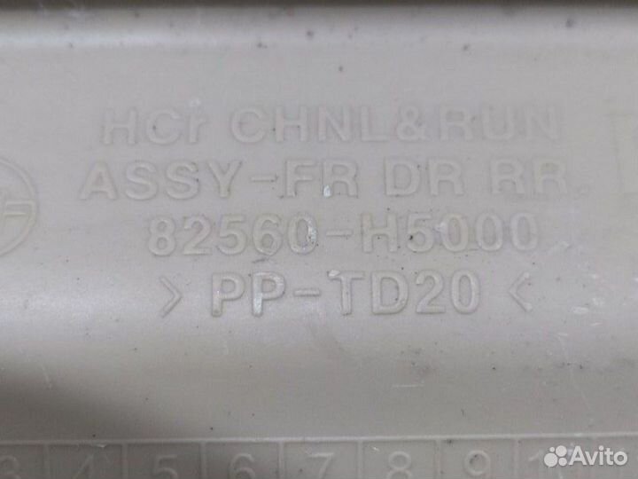 Направляющая стекла передняя правая Hyundai