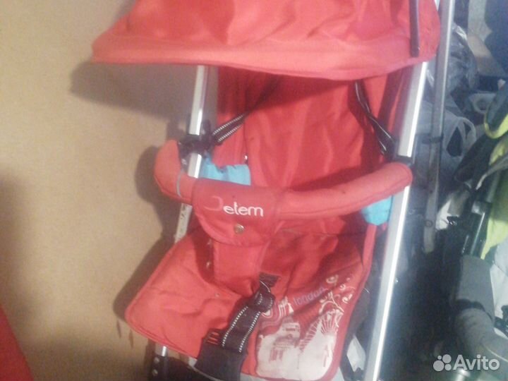 Прогулочная коляска capella и трость