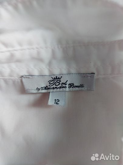 Рубашка школьная для девочки 140