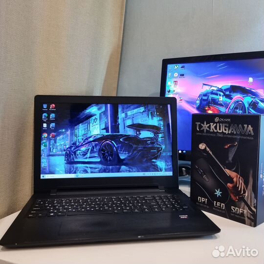 Тонкий Ноутбук Lenovo 15.6 SSD/HDD Состояние 5/5