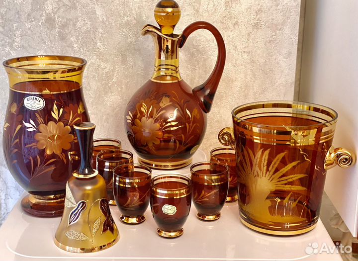 Богемия. Посуда Egermann Чехословакия Винтаж