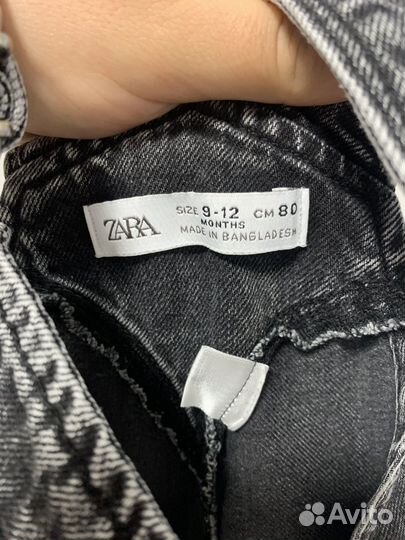 Джинсовый комбинезон Zara