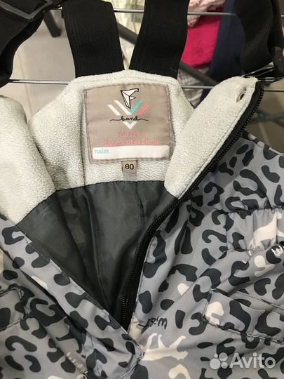 Зимний комбинезон для девочки 80 размер