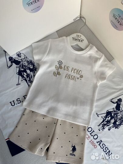 Костюм и платье для девочки U.S.polo