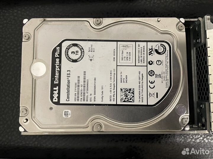 Dell 3TB SAS 7.2K 6Bbps SAS 9ZM278-157