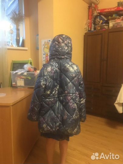 Пуховик для девочки, рост 122