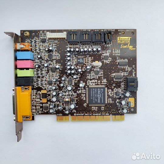 Sound card Creative SB Live. 5.1 SB0220, PCI