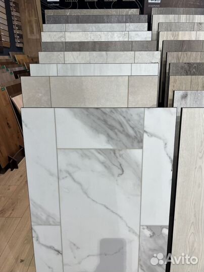 Кварцвинил под мрамор водостойкий