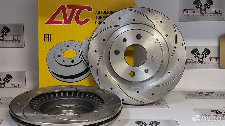 Тормозные диски Гранта Калина 14R с перфорацией