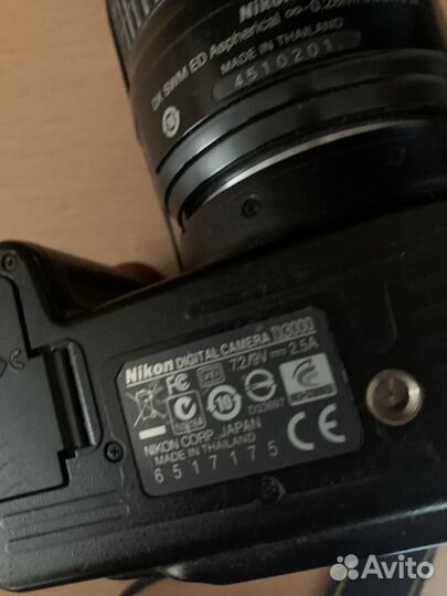 Фотоаппарат nikon d3000