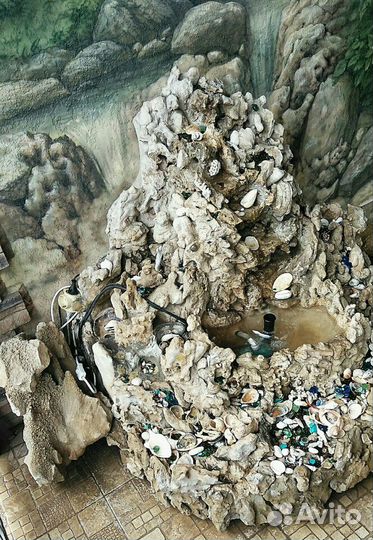 Альпийская горка из вулканического камня