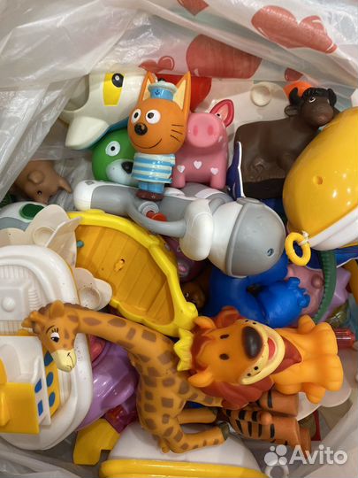 Игрушки для ванной пакетом