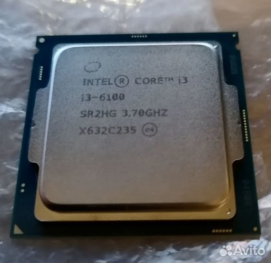 Процессор lga 1151 I3-6100