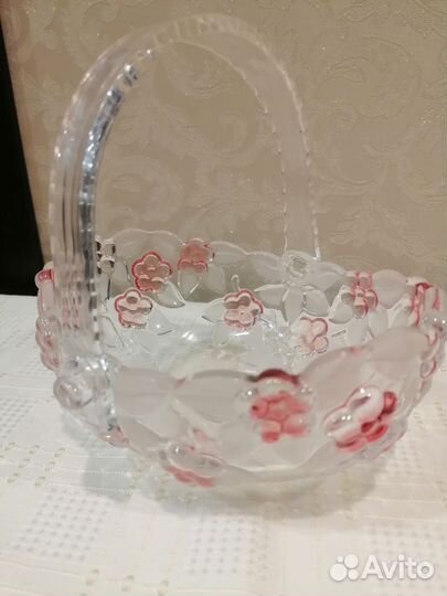 Ваза конфетница богемия