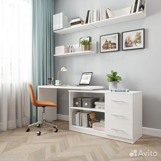 Угловой поворотный стол домус стр04