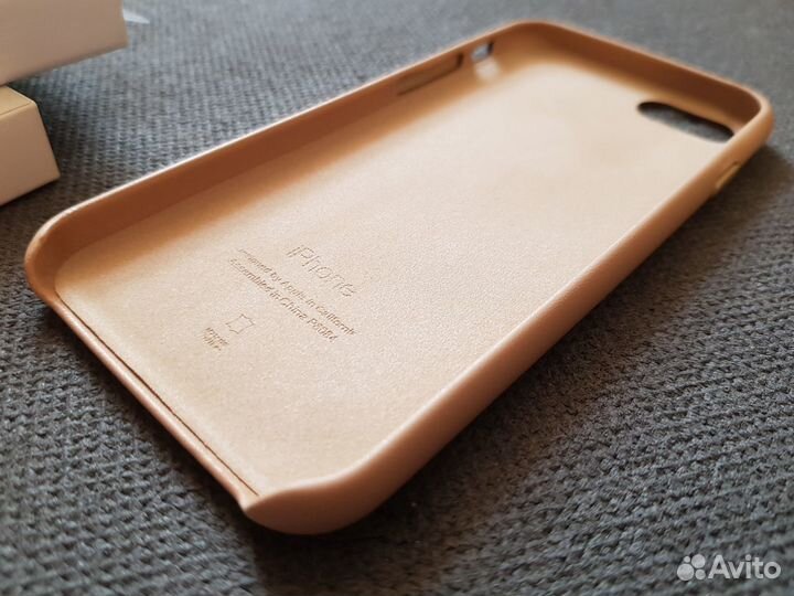 Чехол-Накладка Leather Case для iPhone 7, 8 (gold)