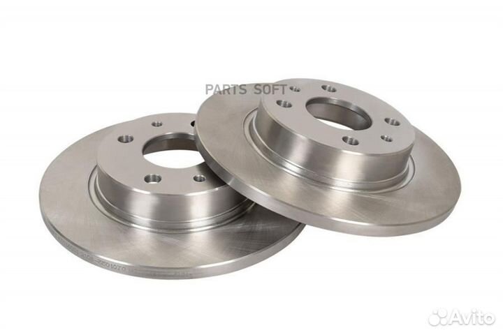 Kraft KT 016001 Диск тормозной передний