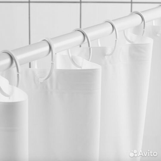 Шторы для ванной IKEA luddhagtorn, 180x200 см