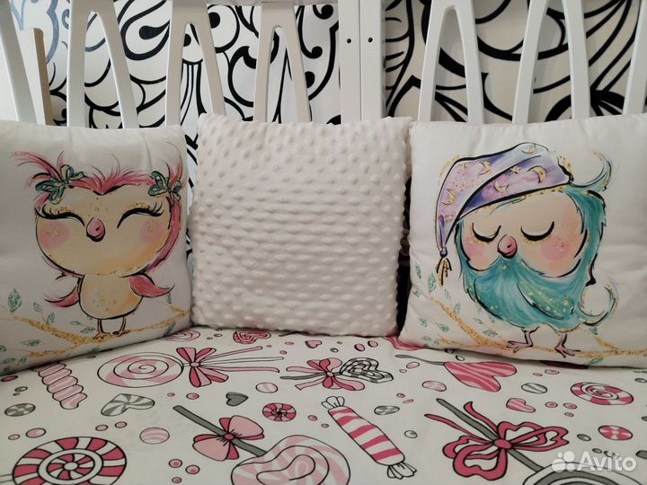 Комплект бортиков в кроватку