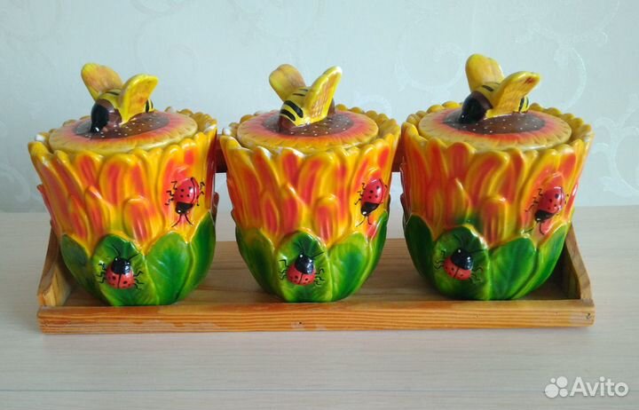 Банки для сыпучих продуктов керамика