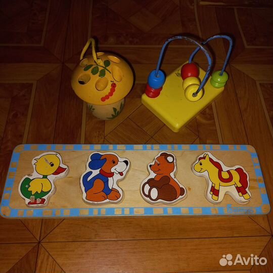 Развивающие деревянные игрушки