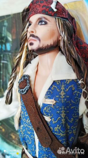 Барби Капитан Джек Воробей Пираты Карибского моря