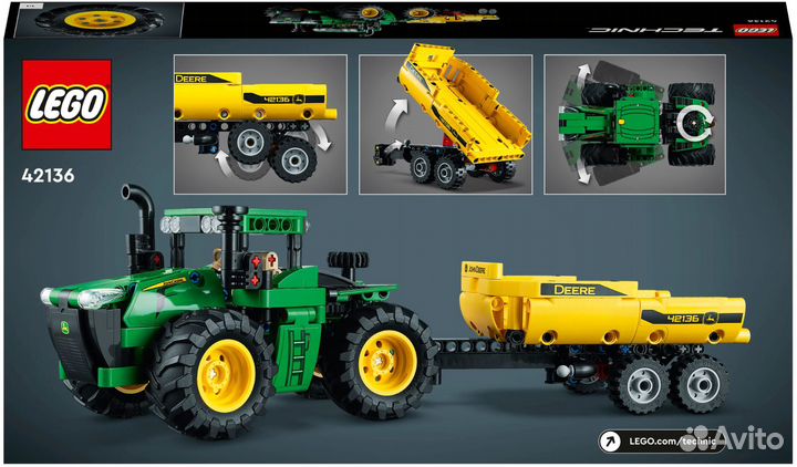 Lego Technic 42136 John Deere 9620R 4WD Tractor