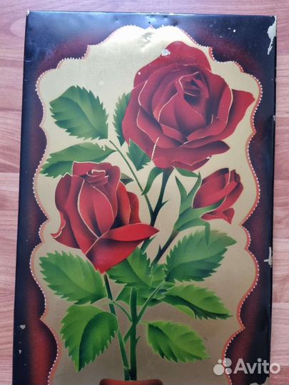 Настенное панно картина Цветы СССР