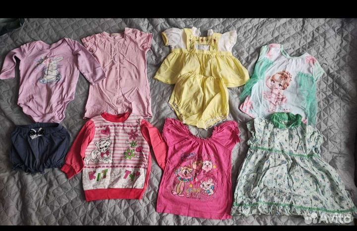 Одежда для девочки пакетом 80-86