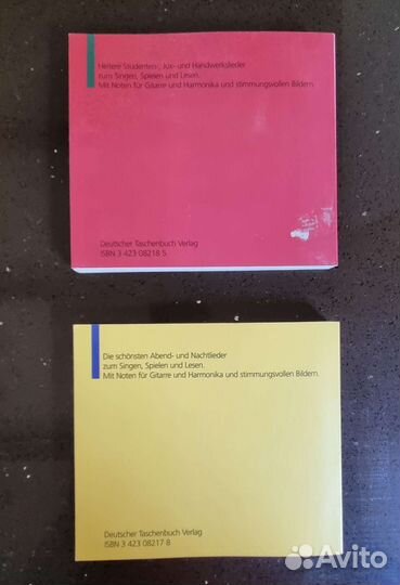 Сборники песен с нотами на немецком