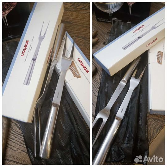 Пиала bitz (20см) вилка stelton (Дания) доска дуб