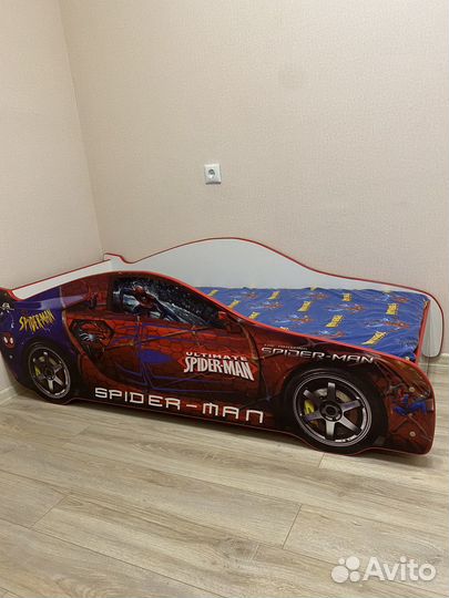Кровать машинка человек-паук