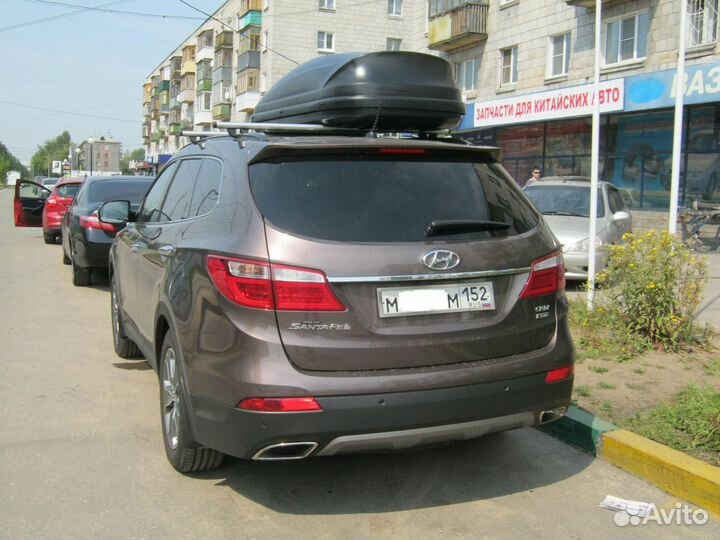 Багажник бокс на крышу Hyundai Santa Fe (2012)