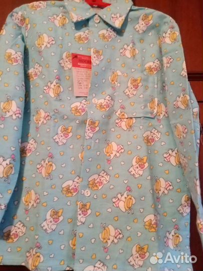 Рубашка тёплая детская