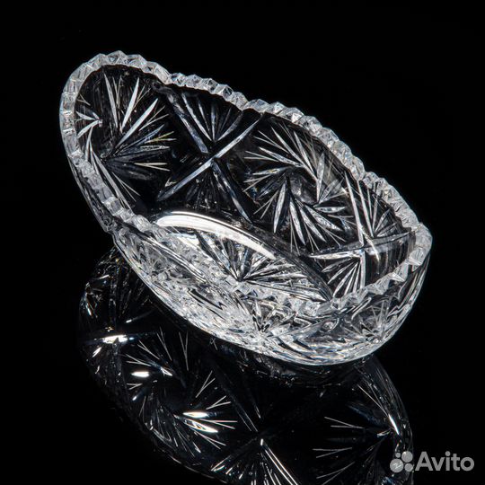 Ваза для конфет СССР винтаж стекло