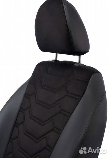 Авточехлы из экокожи Лада Веста