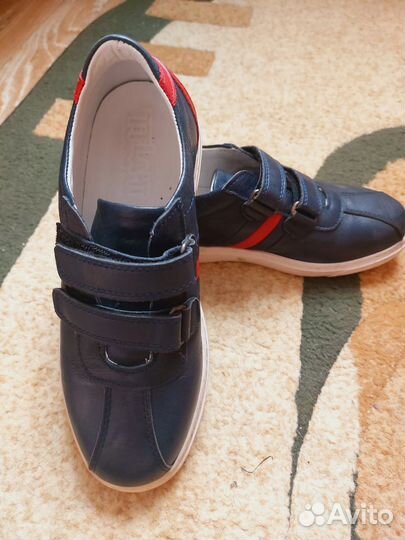 Ботинки кожаные