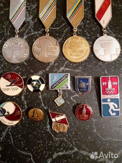 Значки СССР. Спортклубы, соревнования. 17 шт