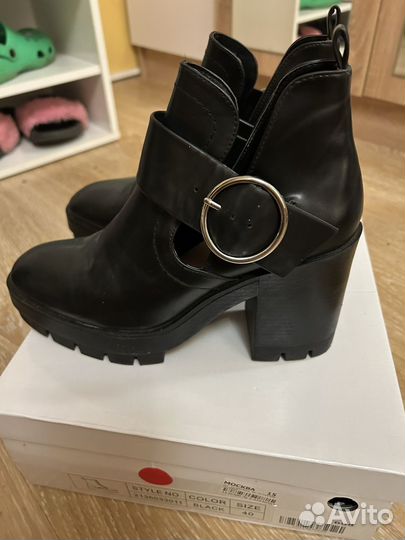 Ботильоны zara 40