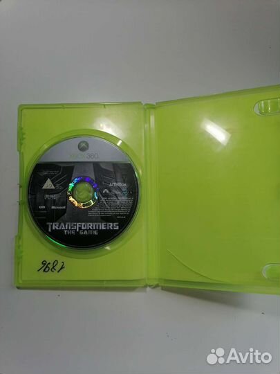 Диск на xbox 360 Transformers tne game