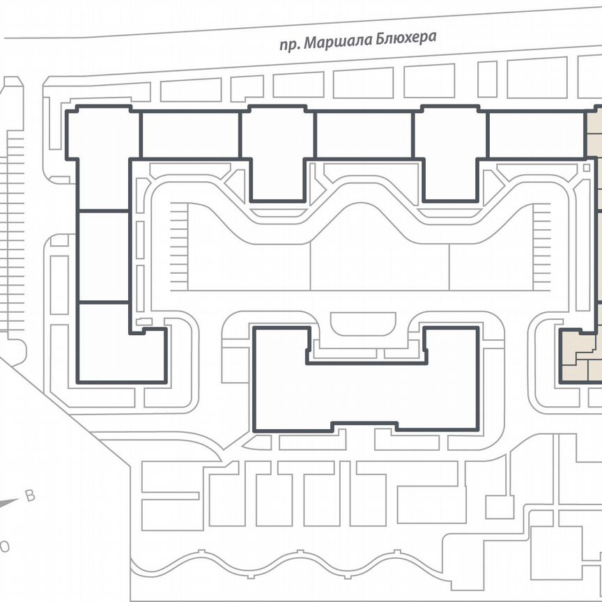 2-к. квартира, 55 м², 11/17 эт.